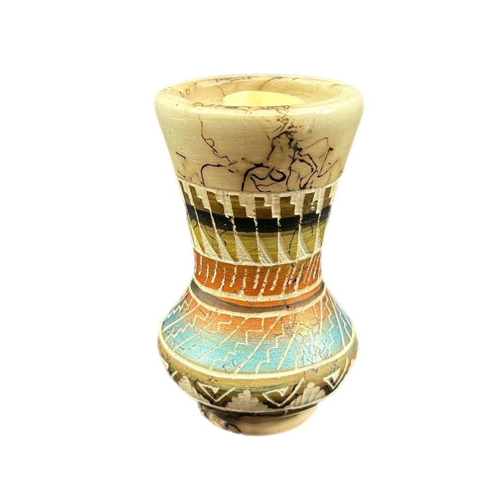 Handmade Horse Hair Mini Southwestern Indian Style Vase
